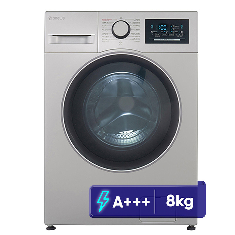 ماشین لباسشویی 8 کیلوگرم اتوماتیک اسنوا مدل SWM-A81S